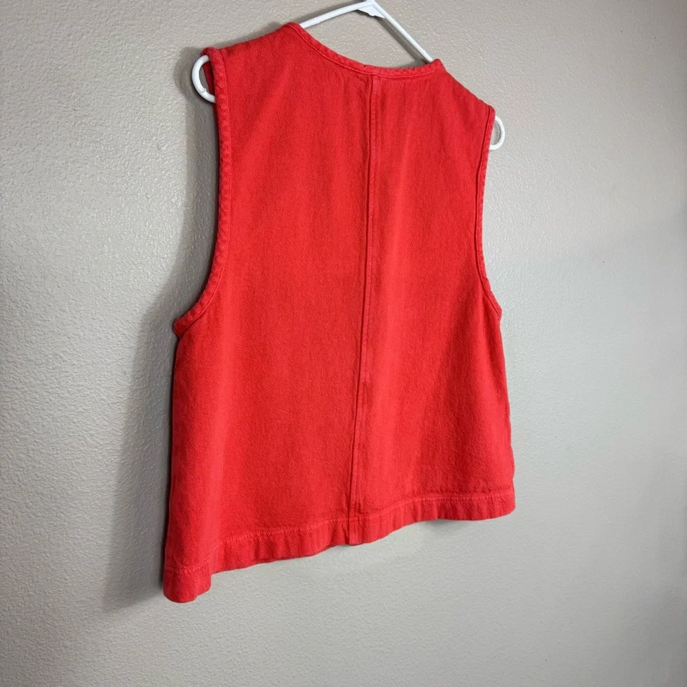 Free People So Fresh Vest‎ in red size small A